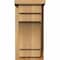 Ekena Millwork Mediterranean Rough Sawn Corbel w/Backplate, Western Red Cedar, 8"W x 8"D x 16"H COR08X08X16MED01RWR - alternate 2